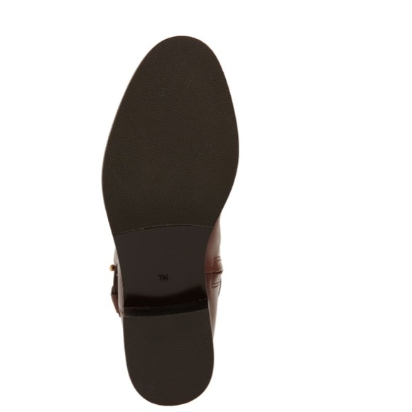 Tory Burch Everly Riding Calf Leather Boots Brown - Picture 6 of 12